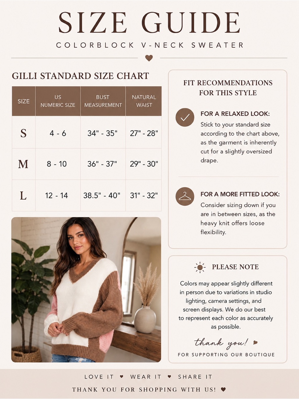Soft Colorblock V Neck Long Sleeve Pullover Sweater - Picture 8 of 8